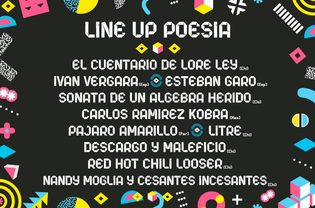 line up de poesía #contuanissinopaké
