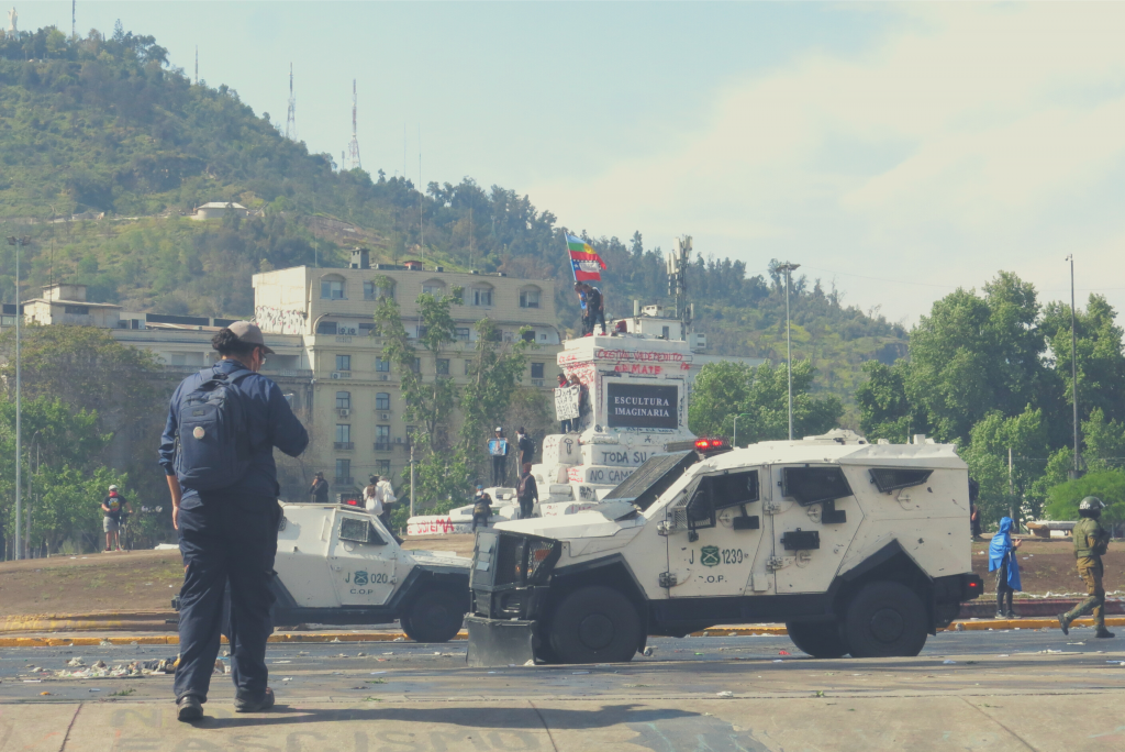 Asedio policial en Plaza de la Dignidad 18-O 2022 